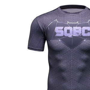 Rash Guard à manches courtes, Design vierge Rash Guard personnalisé Arts martiaux Wear & Fitness Wear pour Bjj & MMA - Product Image 3