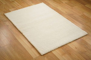 Handmade Modern Home Decor Low Pile Wool Berber Carpet <b>Rug</b> Featuring Tribal Design - Product Image 5