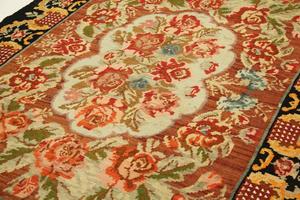 Tapis en laine persan noué à la main de 8x10 pieds, tapis brodé à motif abstrait pour la maison, la décoration de l'hôtel et de la porte du salon. - Product Image 5