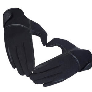 Gants d'hiver thermiques en cuir uni pour homme, longueur poignet, fonction tactile, respirants, imperméables, coupe-vent, pour le cyclisme et le quotidien - Product Image 3