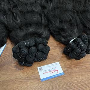 Súper producto Cabello ondulado natural Doble cutícula dibujada Paquetes alineados Vrigin Cabello camboyano Extensión de cabello humano Vietnamita Crudo - Product Image 4