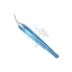 Pissco directo de fábrica para Nevyas, pinzas para capsulorrexis, mango dentado plano, instrumentos oftálmicos fabricados en Pakistán - Product Image 2