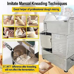 Meilleur Batteur à Pâte Électrique Commercial de Qualité Supérieure 2025 avec Bol en Acier Inoxydable Garantie 3 Ans pour Boulangerie et Moulin à Farine - Product Image 2