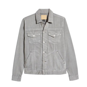 Custom Made Men's Light <b>Weight</b> <b>Stand</b> Collar Jeans Jacket High Street Style High Quality for Winter Adult Sizes - Product Image 2