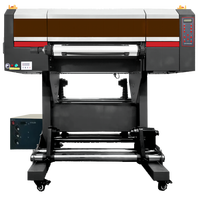 Imprimante à film autocollant Titanjet New Gold Foil DTF I1600 2 en 1 24 pouces 2025, laminateur tout-en-un, encre UV, matériaux plastiques