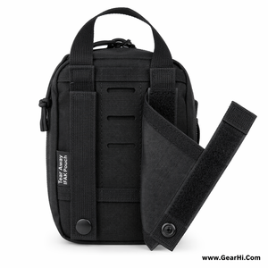 Bolsa de Primeros Auxilios IFAK de Desgarre Rápido, Porta-Medicamentos de Despliegue Rápido, Control de Hemorragias, MOLLE, 1000D Cordura Nylon GearHi - Product Image 3