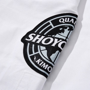 Blanco Shoyoroll Jiu Jitsu Gi OEM brasileño Bjj Gi personalizado Jiu Jitsu uniforme hecho con 100% algodón perla tejido Jiu Jitsu trajes hombres - Product Image 5
