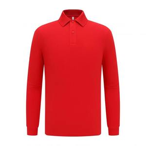 หรูหราสำหรับเสื้อโปโลแขนยาวเสื้อถักสำหรับสวมใส่สบายๆในฤดูหนาวระบายอากาศได้ดี FZ 2025ซิลค์สกรีนเทคนิคการย้อมธรรมดา - Product Image 4