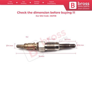 BGP38 1 Piece <b>Heater</b> Glow <b>Plugs</b> GX76 0 100 226 199 GN928 for - Product Image 5