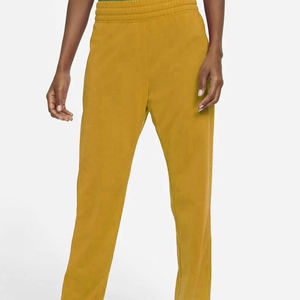 Fabrication en usine de survêtements en polyester/coton pour femmes avec logo de broderie personnalisé ensemble poids lourd et blocs de couleur unie - Product Image 3