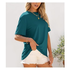 Bangladesh เสื้อยืดคอกลมแขนสั้นสำหรับผู้หญิง, เสื้อยืดผ้าฝ้ายสำหรับ100% ใส่สบาย - Product Image 4