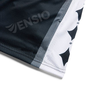 กางเกงกีฬาขาสั้นลำลองสำหรับผู้ชายและผู้หญิง, กางเกงกีฬาขาสั้นเนื้อผ้าโพลีเอสเตอร์ระบายอากาศได้ดีแห้งเร็ว100% - Product Image 2