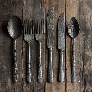 Ensemble de couverts design de luxe de qualité supérieure en acier inoxydable et couverts moulés polonais Couverts durables et écologiques en gros - Product Image 2