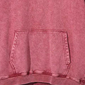 Haute qualité hommes surdimensionné lavage à l'acide pull à capuche 100% coton décontracté vêtements de rue pour l'hiver solide motif à capuche en gros - Product Image 6