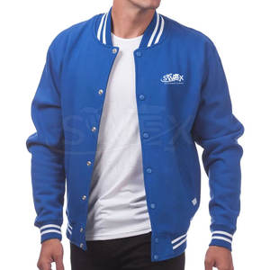 Veste Letterman pour hommes grande taille en vente en gros à col montant Veste d'hiver Letterman pour hommes à usage extérieur - Product Image 4