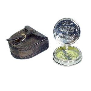 Artículo de artesanía india impermeable Camping senderismo supervivencia portátil bolsillo latón brújula alta calidad venta al por mayor aspecto de lujo - Product Image 1