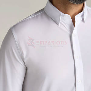 Camisa de vestir de algodón 100% para hombre, el mejor Material, ropa de verano cómoda y a la moda, precio de fábrica - Product Image 5