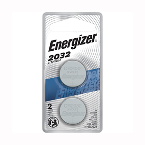 Pile bouton au lithium Energizer CR2032, longue durée de vie, pour montres, calculatrices, télécommandes, porte-clés, appareils médicaux - Product Image 1