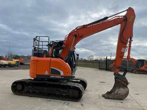 Excavatrice sur chenilles hydraulique Doosan DX140LCR-5, moteur Perkins, haute efficacité, certifiée CE ISO EPA, garantie 1 an, bon état - Product Image 4