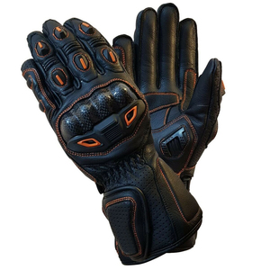 Fabricant de gants de course pour moto OEM |   Gants d'équitation en cuir avec logo personnalisé |   Fournisseur en gros de gants de moto de protection - Product Image 3