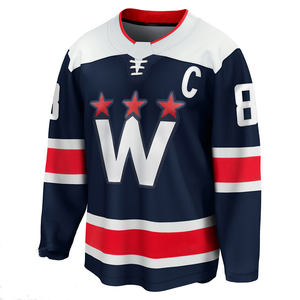 Maillot de football et de hockey sur glace en polyester respirant, 100 % polyester, style tendance, broderie imprimée de haute qualité, vente en gros 2025 - Product Image 1