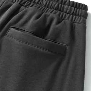 Pantalones cortos de malla holgados de lujo personalizados para hombre, pantalones para correr, Fitness, entrenamiento atlético, gimnasio, con patrón sólido bordado, cintura elástica - Product Image 3