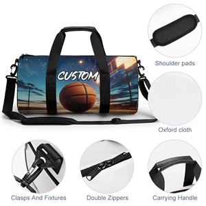 กระเป๋าเดินทางสำหรับผู้ชายน้ำหนักเบาออกแบบโลโก้ได้ตามต้องการน้ำหนักเบากระเป๋าเป้สะพายหลังกลางแจ้งสำหรับใส่เล่นกีฬากันน้ำพกพาไปยิมกระเป๋าทรงดัฟเฟิล - Product Image 1