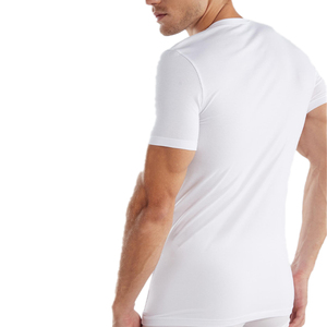 เสื้อยืดผู้ชายทรงหลวมแบบดรอปไหล่ ยี่ห้อ OEM Fortune apparel  รับทำโลโก้ตามสั่ง ผ้าฝ้าย 100% เสื้อยืดโอเวอร์ไซส์ เสื้อยืดเปล่าสำหรับผู้ชาย - Product Image 6