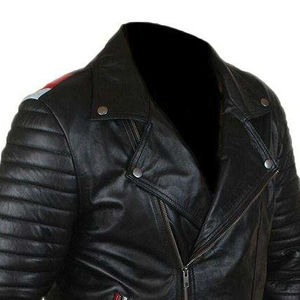 Veste en cuir de vachette pour homme de haute qualité, style motard, design unique, veste en cuir pour homme pour la saison hivernale - Product Image 5