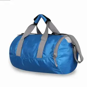 Latest Fashion Waterproof Sports Gym Bag Polyester Gym Duffel Bags with Shoe Compartment Sports Bag Custom Made Nylon Polyester