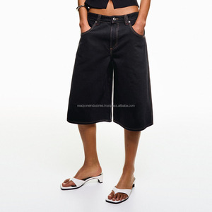 Pantalones cortos personalizados para mujer, estilo callejero, ajustados, sexis, de verano, con dobladillo deshilachado rasgado - Product Image 2