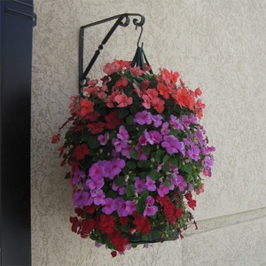 Macetero de plástico de la mejor calidad para flores, bolsa colgante para cultivo, 12 bolsas de maceta, asas fuertes duraderas, macetas para plantas, gran oferta - Product Image 3