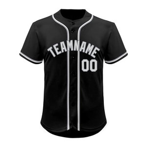 Sublimation Printed Custom Design Baseball Jerseys Breathable Moisture Wicking Quick Dry Sports Uniform Stitch Embroidery Blank - Product Image 5