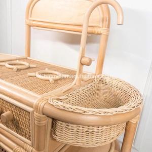 Accessoires de jeu pour enfants en gros, cuisinière en rotin naturel. - Product Image 4