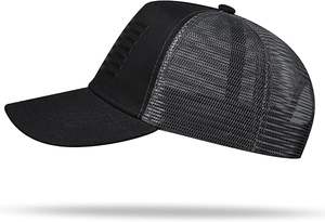 หมวกแก๊ปปักโลโก้ธงชาติอเมริกัน หมวกทรงทรัคเกอร์ หมวกเบสบอลแบบซักได้ หมวกปรับขนาดได้สำหรับกิจกรรมกลางแจ้ง หมวก 5 แฉกแบบสโตนวอช - Product Image 2