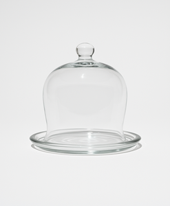 โถแก้วทรงกระดิ่งพร้อมฐานไม้เทียนหอมฝาครอบโดมหรูหราตกแต่งโต๊ะ - Product Image 2