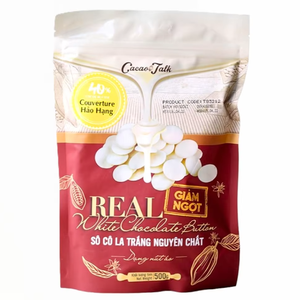 Chocolate Blanco Sólido Real HALAL de Excelente Calidad, Etiqueta Privada Personalizada, Forma de Botón, 40% Cacao, para Uso en Panadería - Product Image 1
