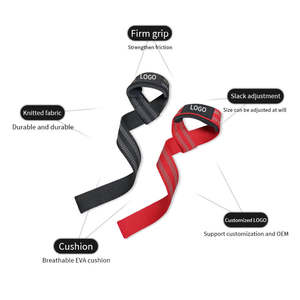 สายรัดข้อมือออกกำลังกายแบบกำหนดเองพร้อมโลโก้สำหรับยกน้ำหนัก ป้องกันข้อมือ สายรัดออกกำลังกายสำหรับยกน้ำหนัก - Product Image 3