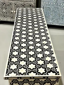 Dernier design, qualité garantie, table en os incrusté de coquillages, forme naturelle, faite à la main, durable, moderne, logo personnalisé, prix fabricant - Product Image 4