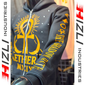 Sweats à capuche zippés en molleton 100 % coton surdimensionnés pour hommes avec poche, couleurs et logo personnalisés, haute qualité - Product Image 5