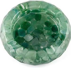 Cenicero de mármol atchwork Onyx para cigarrillos, shnyx Hy hecho a mano igigarette A, nynyx ararble atatchwork - Product Image 3