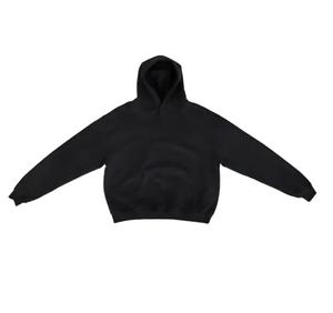Vente chaude hommes sweats à capuche poids lourd Boxy fit unisexe surdimensionné lourd épais polaire coton tricoté sweats à capuche hommes - Product Image 4
