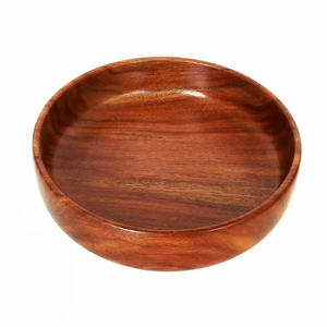 ชามเสิร์ฟไม้มะม่วงคุณภาพระดับพรีเมียมอุปกรณ์ทานอาหารค่ำทำจากไม้ทำด้วยมือสำหรับร้านอาหารและโรงแรม-ขายส่ง - Product Image 1