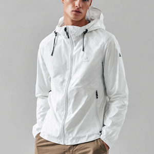 Chaqueta Cortavientos Impermeable para Hombre, con Capucha y Cremallera, para Primavera y Otoño, Ideal para Camping - Product Image 1