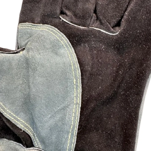 High Performance Cow Leather Industrial Welding Safety Gloves Breathable Plain Style for Outdoor Heavy Duty <b>Work</b> with <b>Torch</b> - Product Image 5