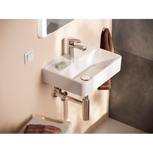 Artículos de Baño y Aseo HANSGROHE, Grifo de Acero Inoxidable Cromado VERNIS Blend 100, Moderno y Duradero, Sin Desagüe - Product Image 3