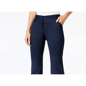 Pantaloni Cargo Alfani da Donna Blu Navy a Gamba Larga, Taglia 0, Anti-Piega e Traspiranti, Stile Hip Hop - Product Image 3