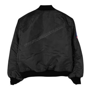 Vente en gros personnalisable OEM blouson bombardier d'hiver en satin très brillant revendeurs de marques de mode pour jeunes sportifs en vrac disponible - Product Image 2