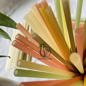 ÖKO-FREUNDLICHER NATÜRLICHER TRINK REISS TRAU AUS CPIMEX/NATÜRLICHER BIODEGRADABLE ESSBARER REIS TRINK STRAWS BENUTZER DEFINIERTE MISCH FARBE