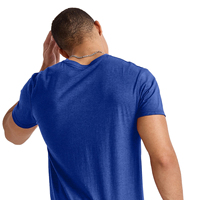 2024 impression personnalisée Tri Blend Tshirt 50% Polyester 25% coton 25% rayonne T-shirt pour hommes T-shirt graphique bon matériel